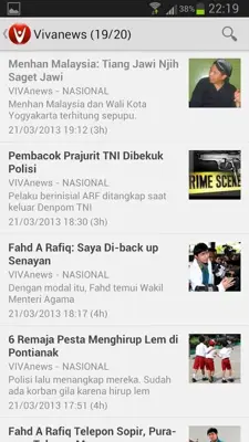 Indonesia News android App screenshot 2